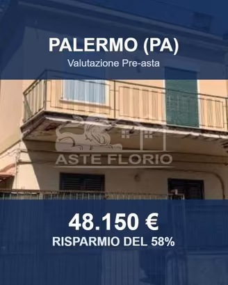 Immobile in asta di 138 m² a Palermo