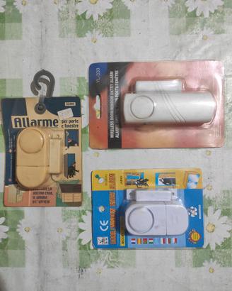 3  allarmi porte/finestre NUOVI