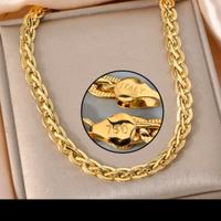 Splendida collana cm50 PLACCATA ORO18K (750)