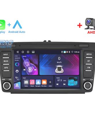 RADIO GPS ANDROID 10 PER SKODA OCTAVIA 09-13 USB T