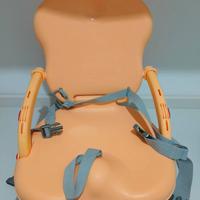 Seggiolone portatile pieghevole con vassoio