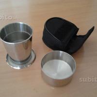 Bicchiere telescopico inox