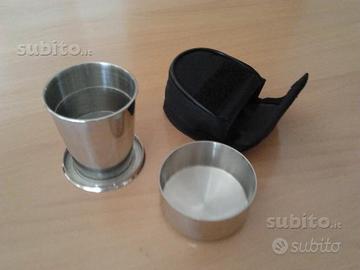 Bicchiere telescopico inox