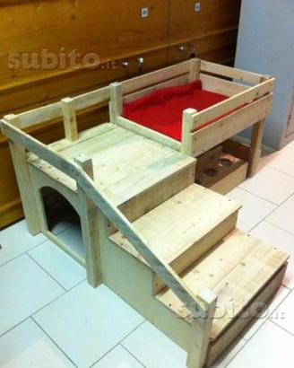 Cuccia cane taglia medio piccola legno