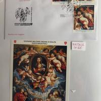 Francobolli S.M.O.M. Tematica Natale