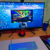 postazione gaming 2k 144hz
