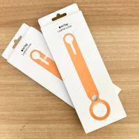 x4 Apple Portachiavi PELLE AirTag Giallo/Blu Nuovi