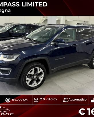 Jeep Compass 2.0 Multijet II 4WD Limited FINANZIAB