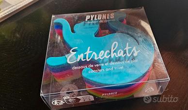 Sottobicchieri gatto Pylones Entrechats