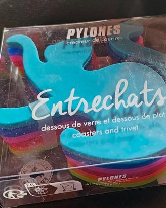 Sottobicchieri gatto Pylones Entrechats