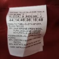 cappotto e gilet max mara rossi