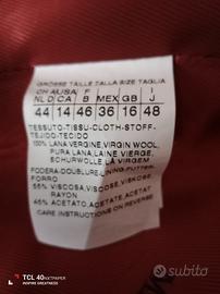 cappotto e gilet max mara rossi