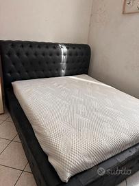 Letto matrimoniale contenitore 180x220 e materasso
