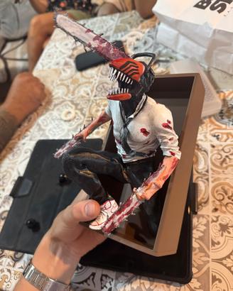 Separatore di libri Chainsaw Man dipinta a mano