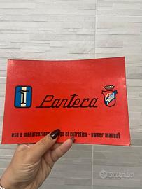 De Tomaso Pantera Ghia Owner Manual