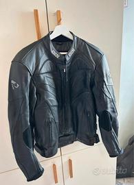 Giacca moto in pelle IXS