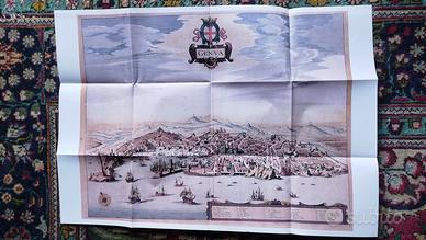 Mappa vintage Limes - Genova fronte retro 2001