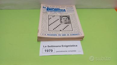 LA SETTIMANA ENIGMISTICA, anno 1979, parzialmente