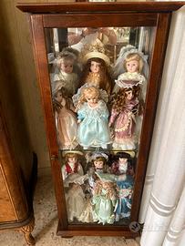Collezione 12 Bambole in Porcellana Vintage