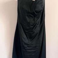 Tubino Satin Nero senza bretelline tg42