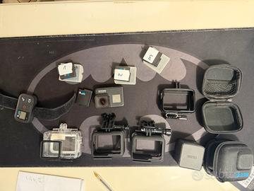 Gopro hero black 7 , 4 batterie e accessori