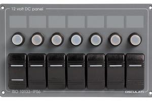 Pannello orizzontale 7 interruttori