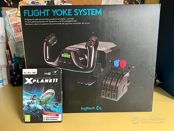 LOGITECH FLIGHT SIMULATOR YOKE SYSTEM + X-PLANE 11