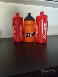 Borracce M&M'S ed Enervit mai utilizzate