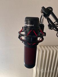 Microfono HyperX quadcast trattabile