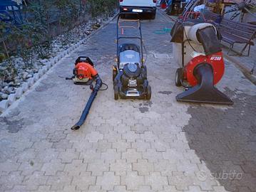 aspira foglie soffiatore tagliaerba 