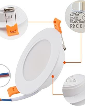 DA LIGHT Faretti da incasso a LED 230 V piatto 5 W