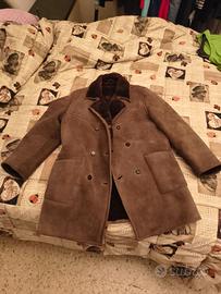 Cappotto montone shearling marrone Vintage