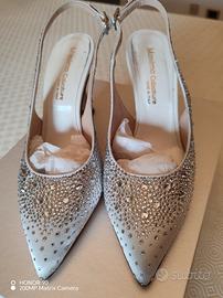 Scarpe Gioiello Slingback Sposa / Cerimonia