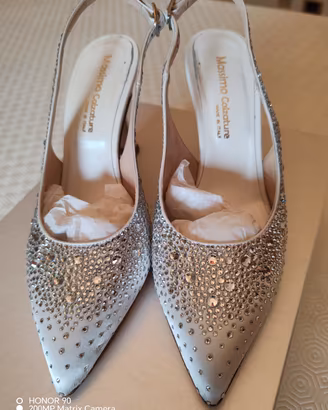 Scarpe Gioiello Slingback Sposa / Cerimonia