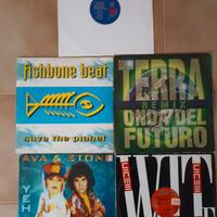 Lotto 5 dischi mix vinile musica dance anni 90
