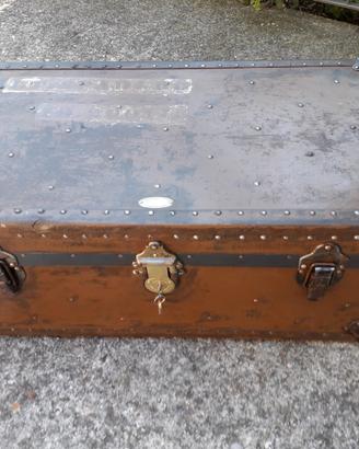 Baule militare americano restaurato anno 1939