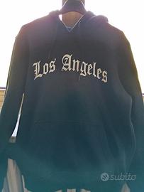 felpa con cappuccio senza zip