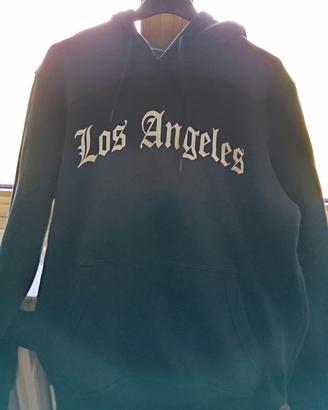 felpa con cappuccio senza zip