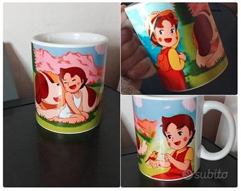 tazza di heidi e nebbia con scatola