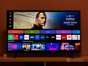 Smart tv LG 50" 4K AI nano80 garanzia 24 mesi