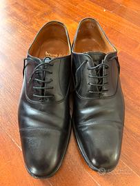 Scarpe da uomo in vera pelle nere numero 45