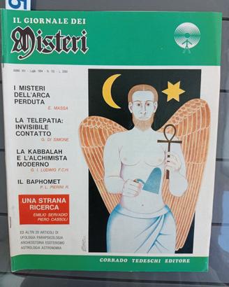 Rivista Il giornale dei misteri anno XIV luglio 19