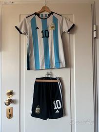 Maglietta e pantaloncini Argentina Home