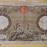 BANCONOTA ITALIA 100 LIRE ROMA GUERRIERA