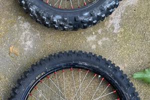 Coppia Cerchi Excel 21/18 mozzi Kite Honda Crf