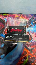 Kingston FURY Beast Nero RGB 16GB 6000MT/s DDR5

