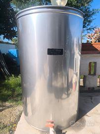 botte acciaio inox da litri 600