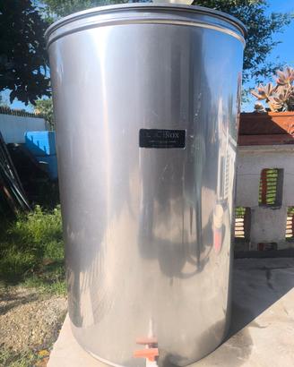 botte acciaio inox da litri 600