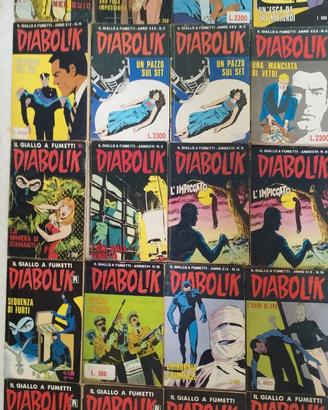 lotto fumetti Diabolik 