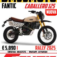 Fantic Caballero 125 Rally 2025 Euro 5+